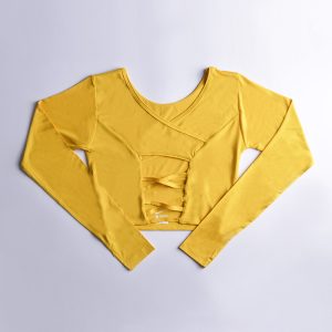 کراپ آستین دار سوزنی/ پشت بندی مدل 15