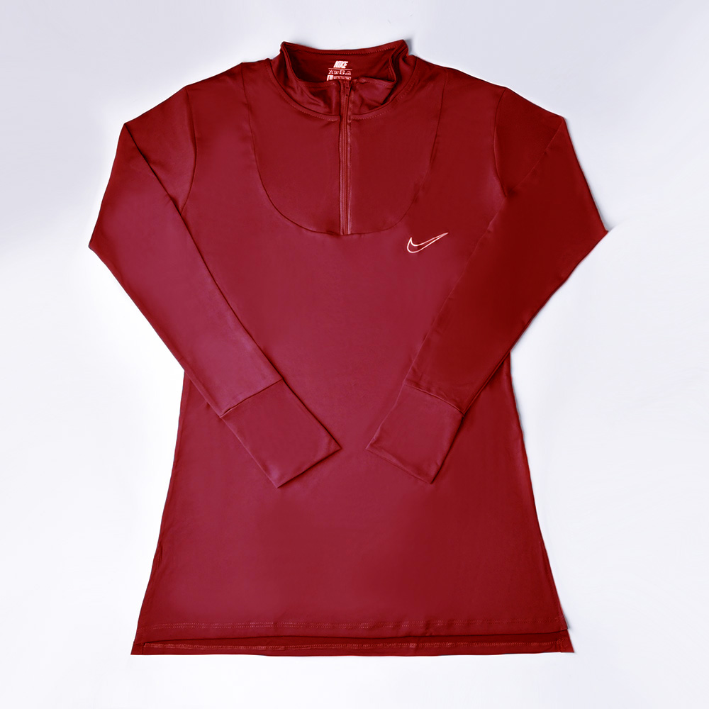 بلوز لانگ نیم زیپ نایکی/ بغل چاکدار مدل 10 - Image 4