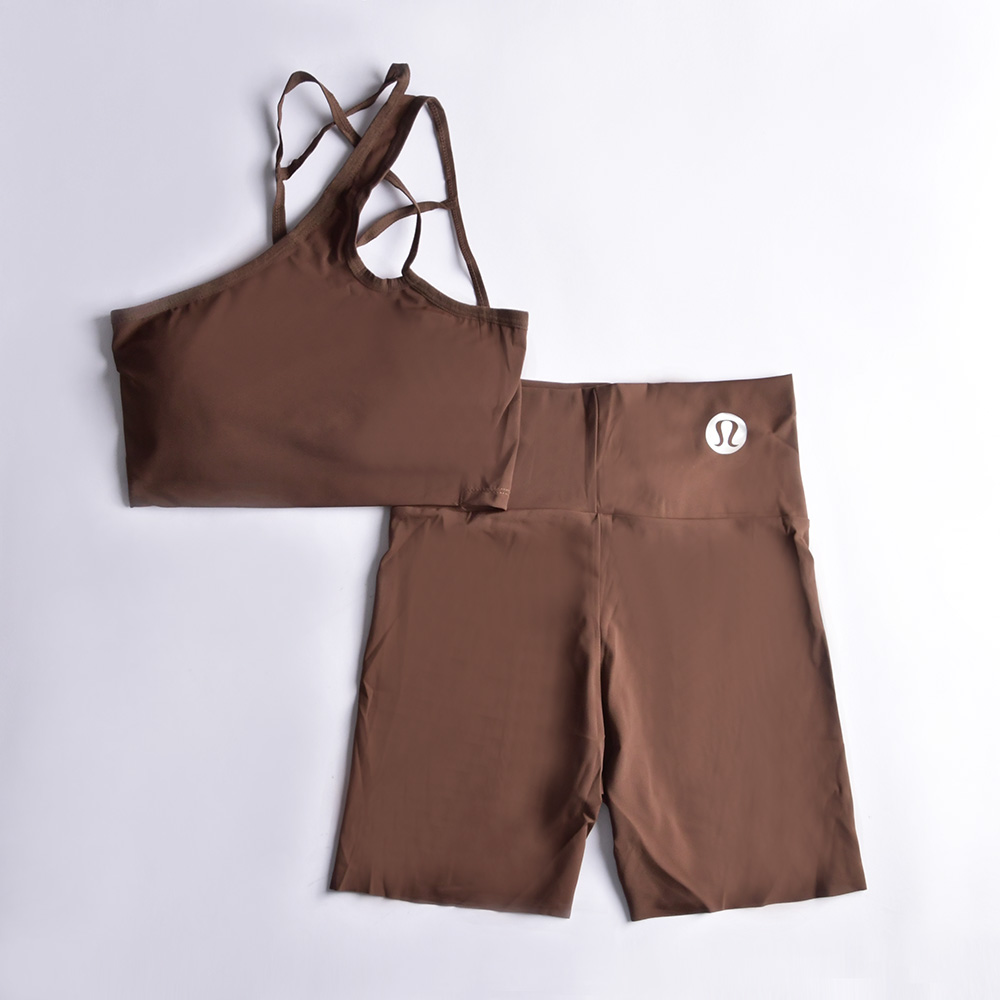 ست نیم تنه و بایکر اسپاندکس/ رومی مدل 7106 - Image 2