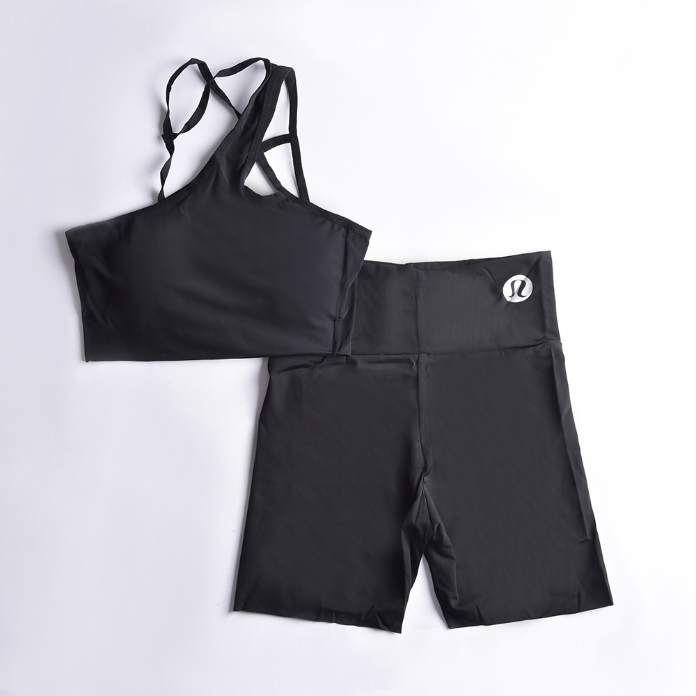 ست نیم تنه و بایکر اسپاندکس/ رومی مدل 7106 - Image 3