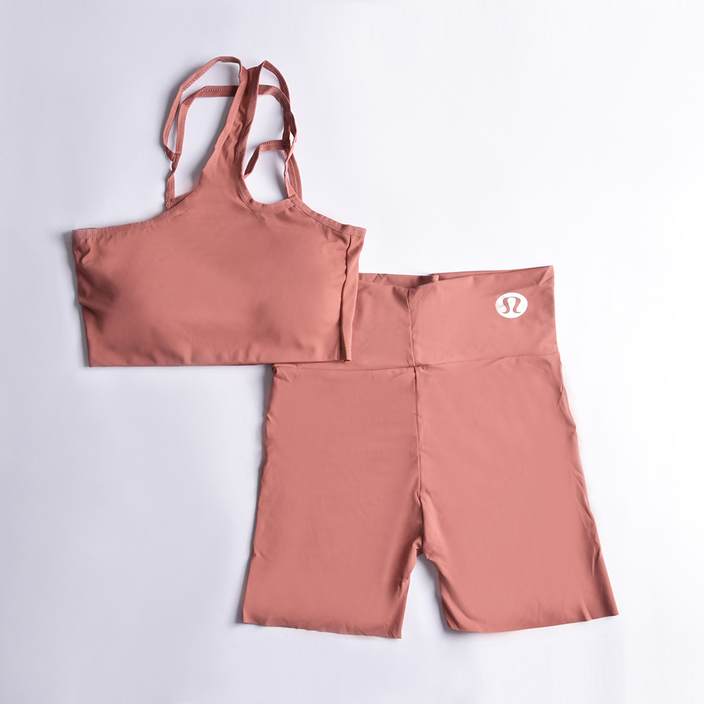 ست نیم تنه و بایکر اسپاندکس/ رومی مدل 7106 - Image 4