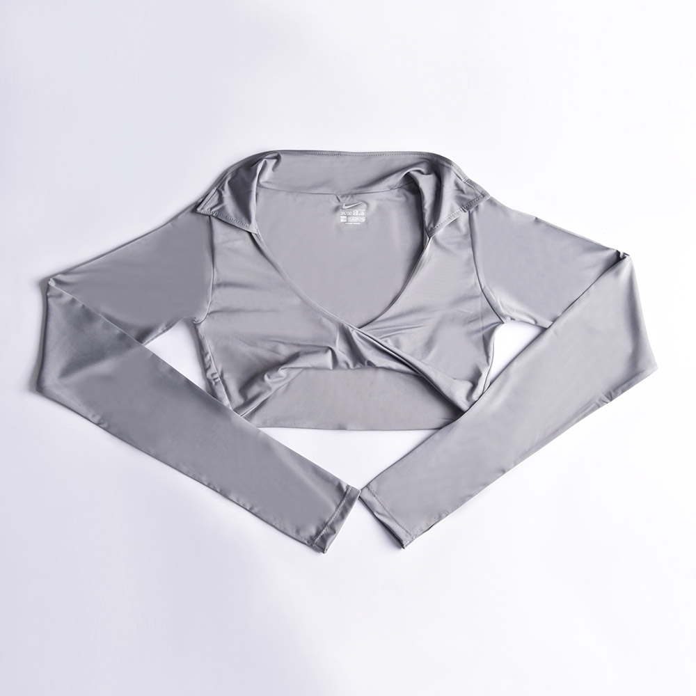 نیم تنه آستین پیچی/ اسپاندکس مدل 30030 - Image 5