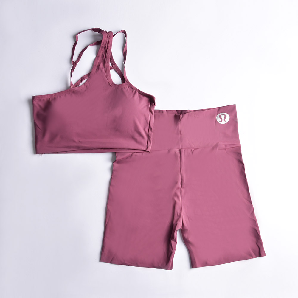 ست نیم تنه و بایکر اسپاندکس/ رومی مدل 7106 - Image 5