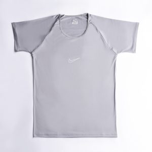 تیشرت رگلان/ ساده مدل 30025 - L, طوسی