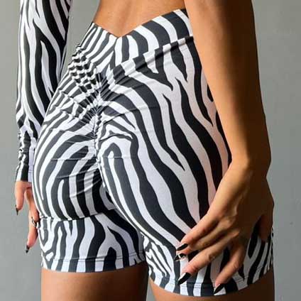 شورتک پشت چین چاپی